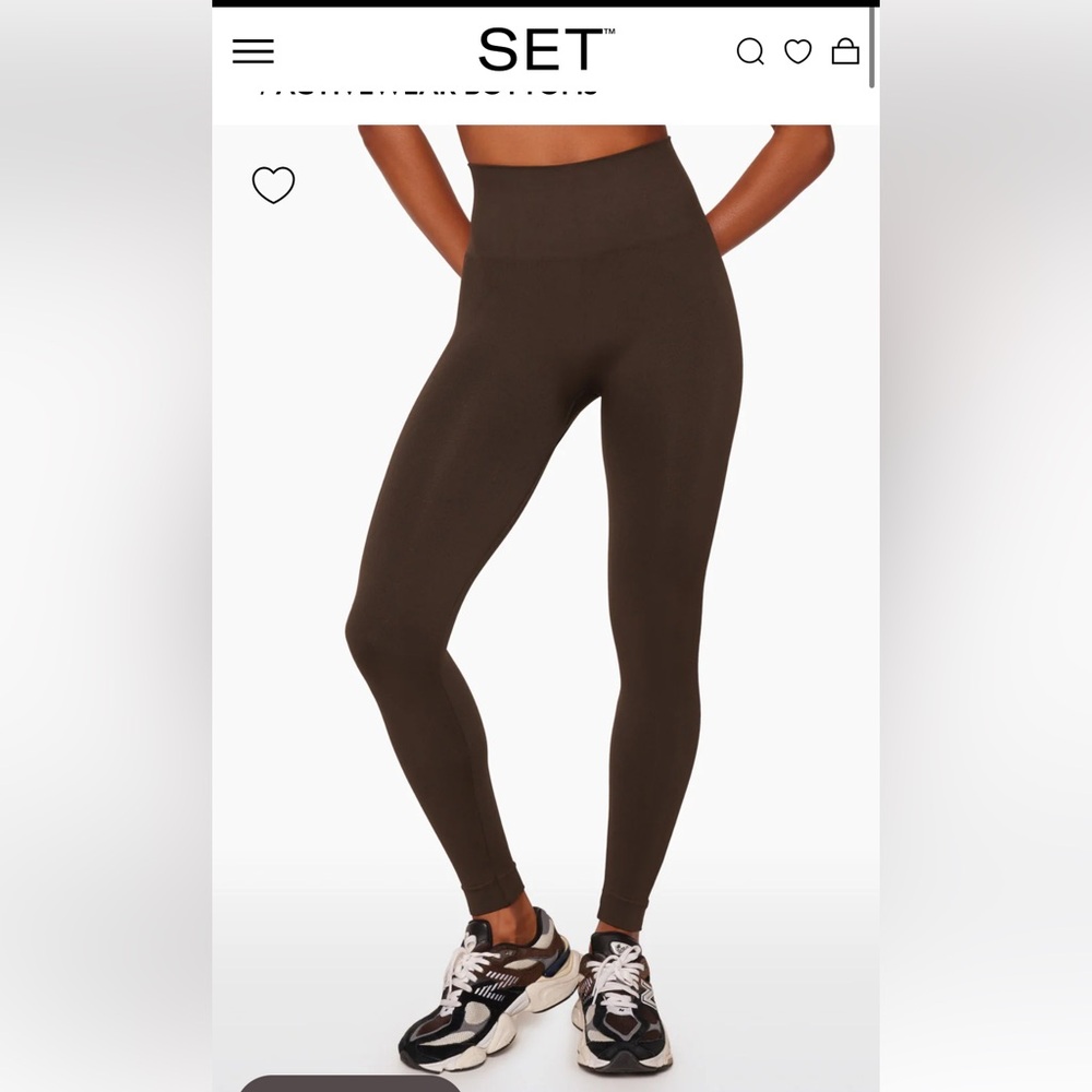 SET active sculptflex leggings espresso